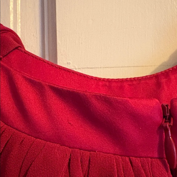 Donna Morgan Vibrant Red Maxi Cocktail Dress - Picture 14 of 16